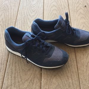 Blue new balance shoes